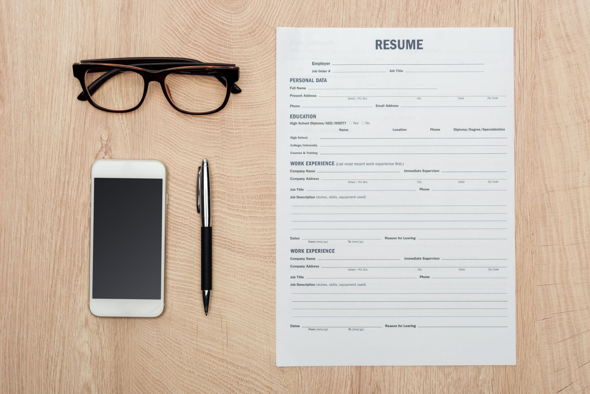 job description of resume screening